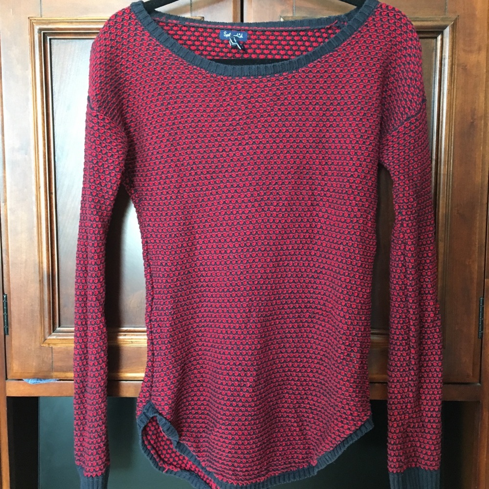 Splendid waffle print sweater